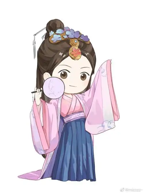 5.20来看看晓茗剧之外的古风扮相q版动漫图,超可爱