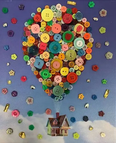 支教陈老师纽扣作品2020新年祝福