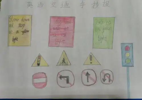 trafficrules手抄报手抄报版面设计图