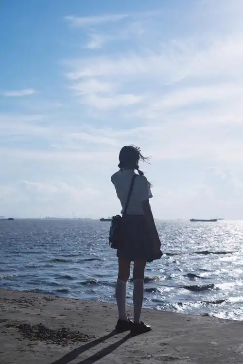 深圳看海|夏日海边|jk少女写真集