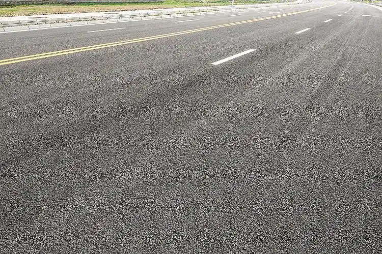 新的沥青路面纹理背景特写