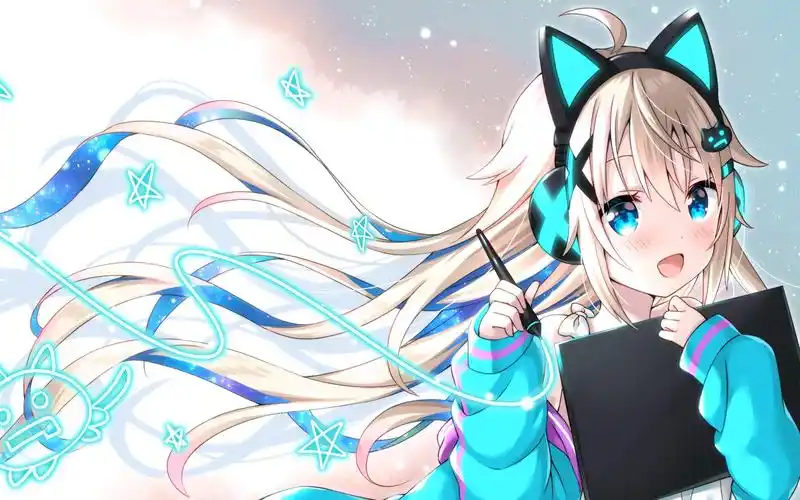 唯美动漫美女插画高清桌面壁纸_卡通动漫_壁纸下载_美桌网