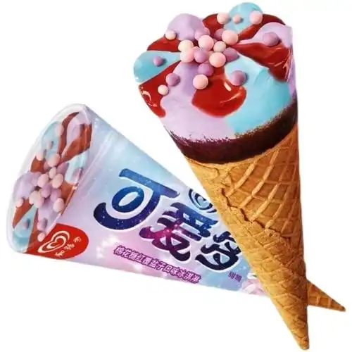 和路雪可爱多脆皮甜筒冰淇淋冰激凌网红雪糕香草莓巧克力冷饮香草24支