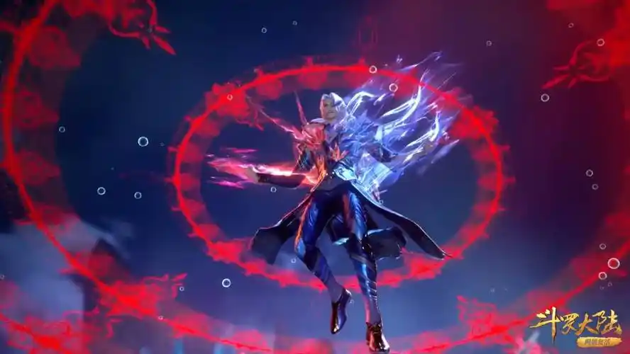 千仞雪比唐三先开启九考,五黑魂环太抢镜,网友:没红环真拉胯_天使