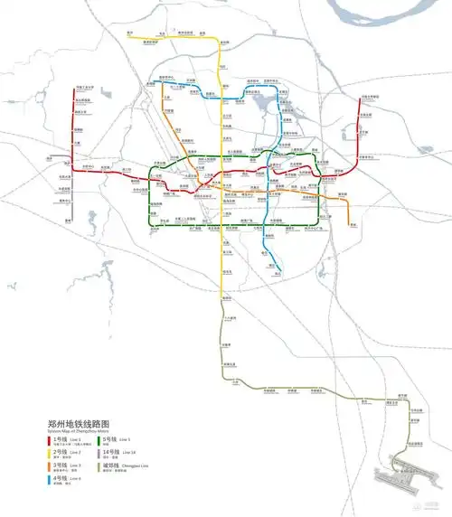 郑州地铁线路图_运营时间票价站点_查询下载