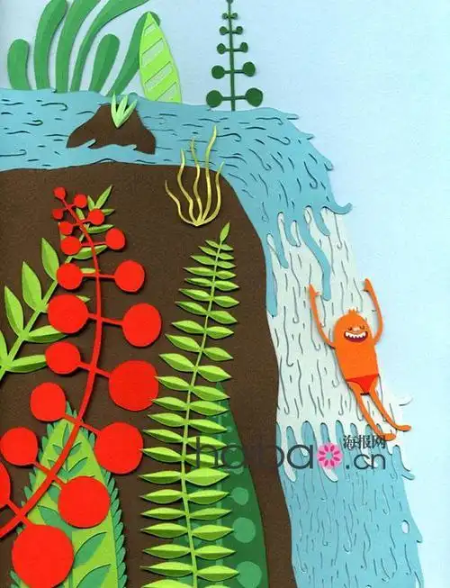 jared andrew精致又逗趣的剪纸拼贴作品图