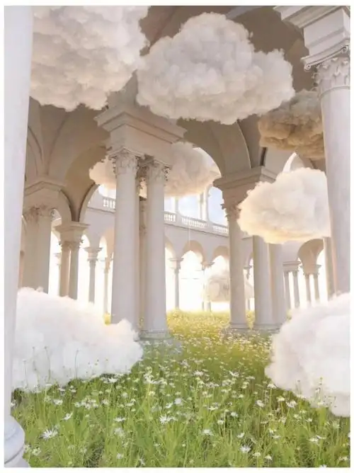 婚礼灵感把软软云朵搬进婚礼打造白日梦境