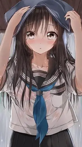 动漫jk制服少女高清手机壁纸