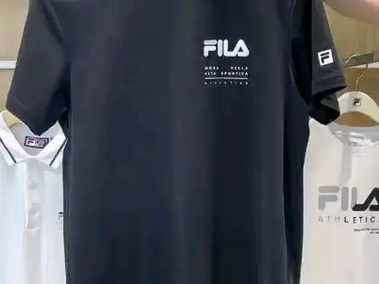 斐乐(fila)官方男子短袖t恤夏季简约圆领运动男装上衣休闲针织套头衫