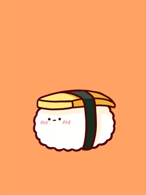 今日分享可爱饭团手机壁纸