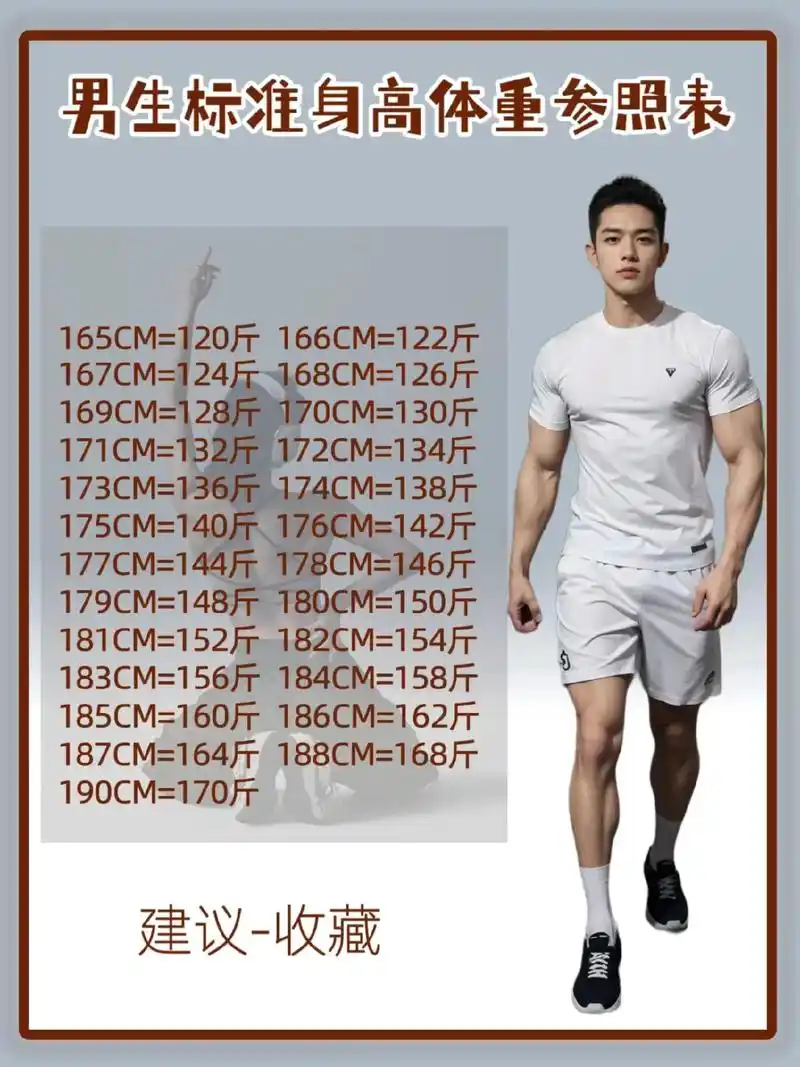 男生身高体重参照表,每天跟我涨知识98.你的身高达标了吗?建 - 抖音