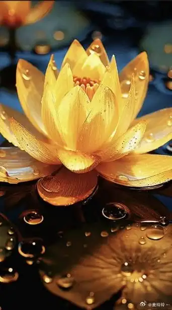 遇到金色莲花,说明缘分[锦鲤附体],赶快点赞转发!