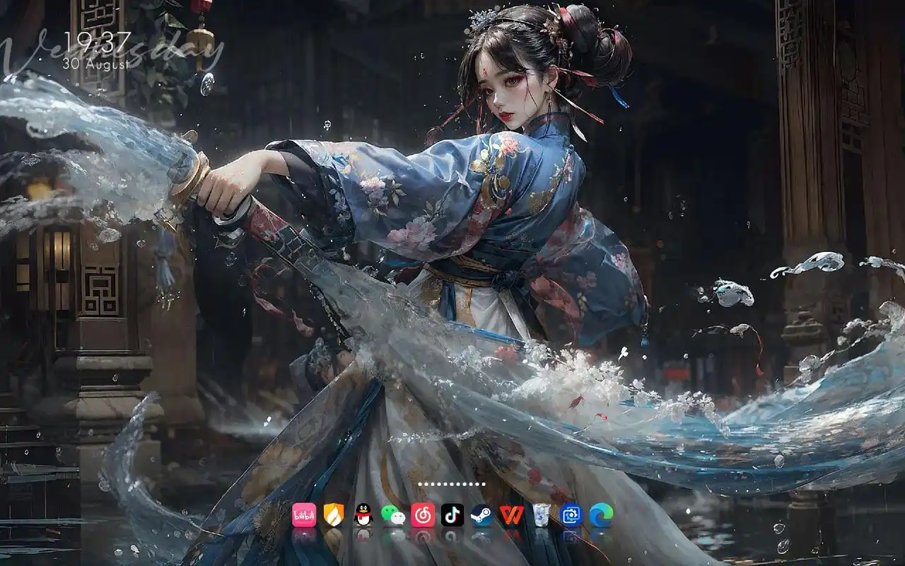 推荐八张古风武侠壁纸#wallpaper #古风 #电脑桌面 - 抖音