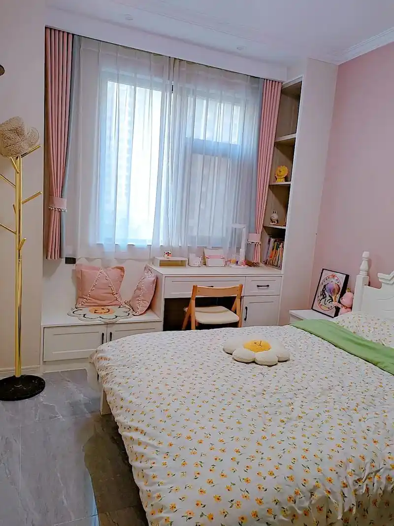 儿童房.没有华丽的装修,只有干净整洁 一儿一女小户型的卧室这 - 抖音