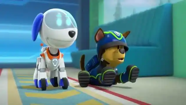 汪汪队立大功:机器狗驾驶巡逻车返回基地