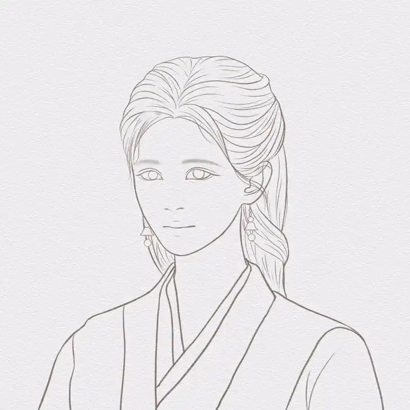 嘉南传/嘉南郡主/姜保宁/鞠婧祎手绘头像.鞠姐古装越素越好看 - 抖音