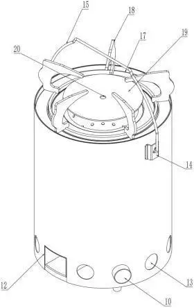 一种柴火炉的制作方法