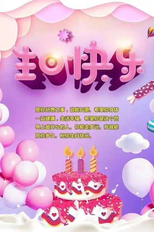 生日祝福语:祝你生日快乐的最新图片_开心_身体_世界