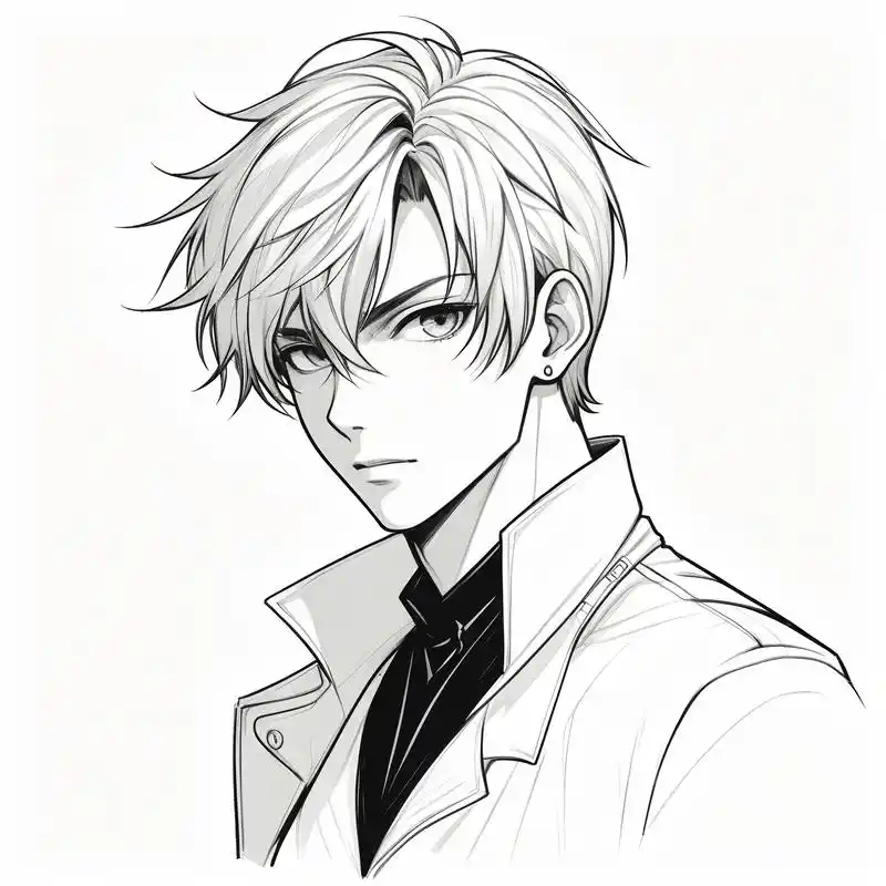 咱就是说,帅哥的黑白素描头像,看起来也是氛围感十足啊!