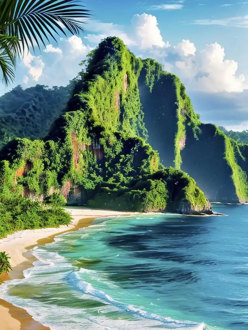 治愈系手机风景壁纸—海岛风光 拿图请留痕,需要原图请私信,免费送.