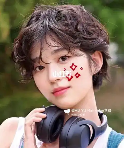 女士超短发烫发分享 型酷飒凌乱卷短发!