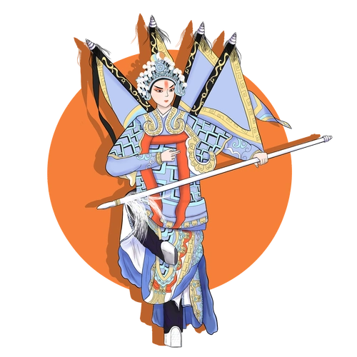 国潮生旦净末丑武生花旦