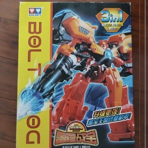 奥迪双钻快乐酷宝正品雷霆战宝全新儿童变形机器人玩具