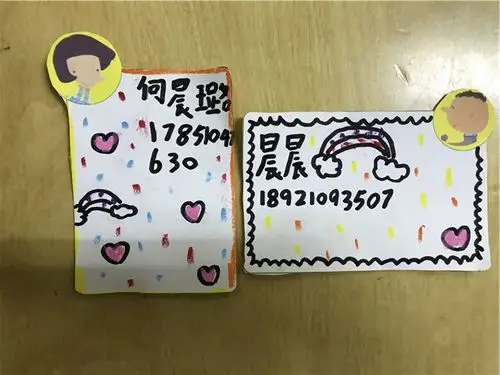 美术:我的名片-百花齐放 - 新北区新桥中心幼儿园