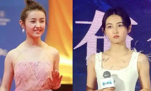 张子枫这么瘦?路人镜头下筷子腿纤细,直角肩太优越了吧!