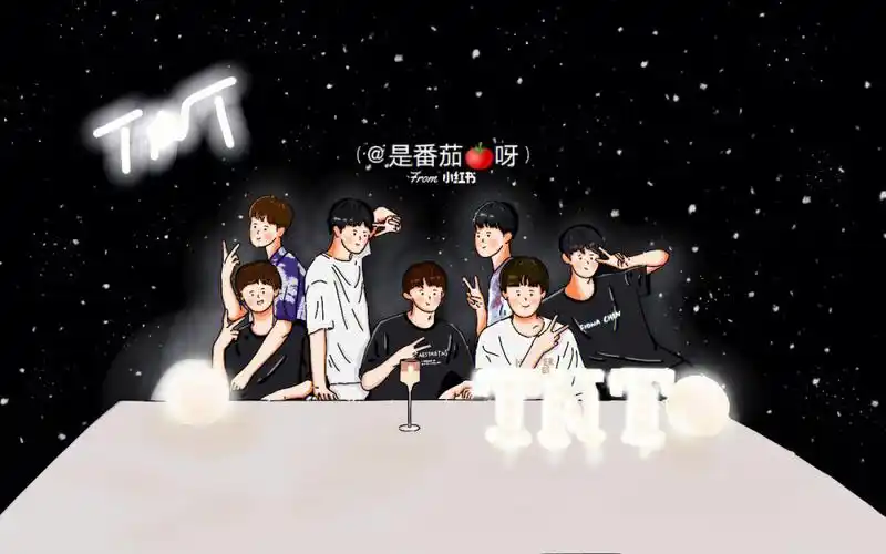 tnt时代少年团壁纸插画