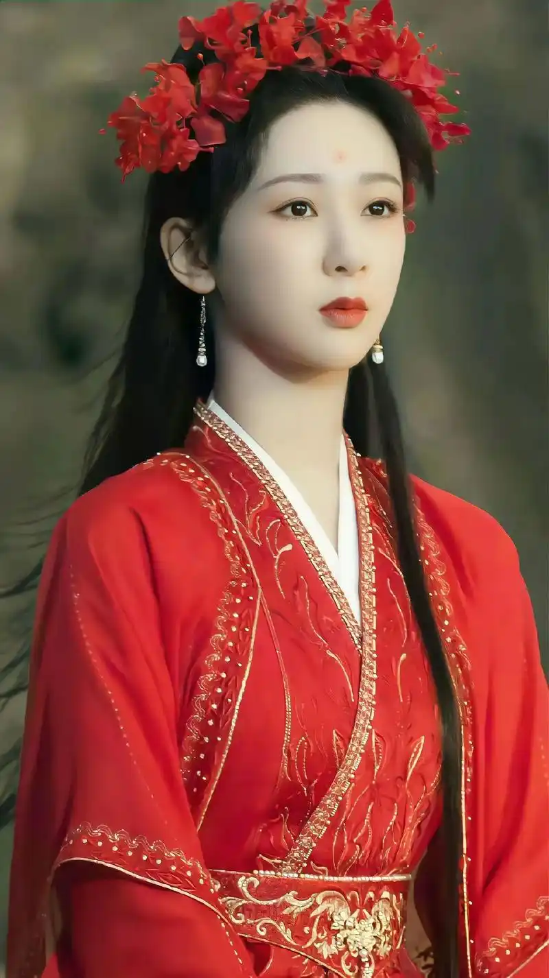 杨紫古装照 #红衣古装 #原来穿上古装也可以这么美 #杨紫 - 兑趑