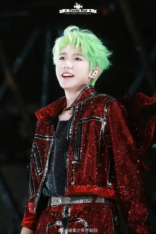王源鸟巢演唱会染应援色发色引惊喜