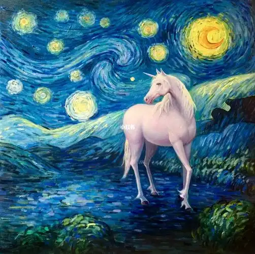 星空下的独角兽