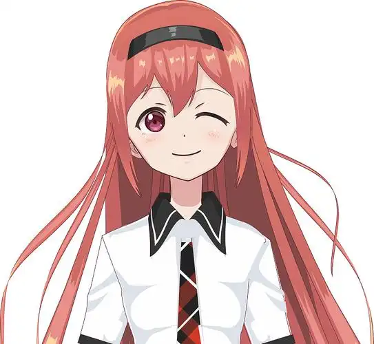 动漫中的女学生形象图片