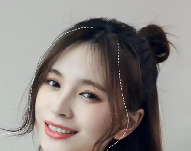 两侧留的两缕头发叫什么