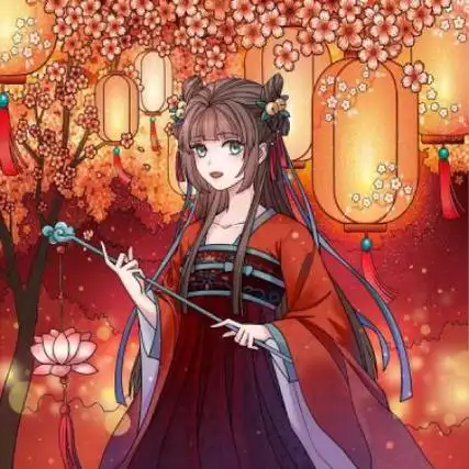 qq头像古风系女动漫卡通动漫女孩古风女生头像美头