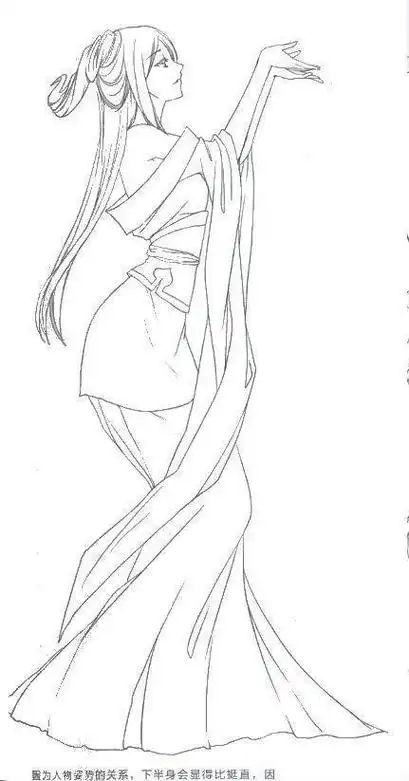 花木兰古风手绘简笔画古风简笔画简笔画古风我是女生文化绘画古风美人