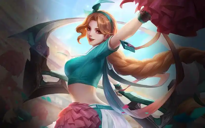 活动作品传说对决aov叶娜皮肤糖果甜心