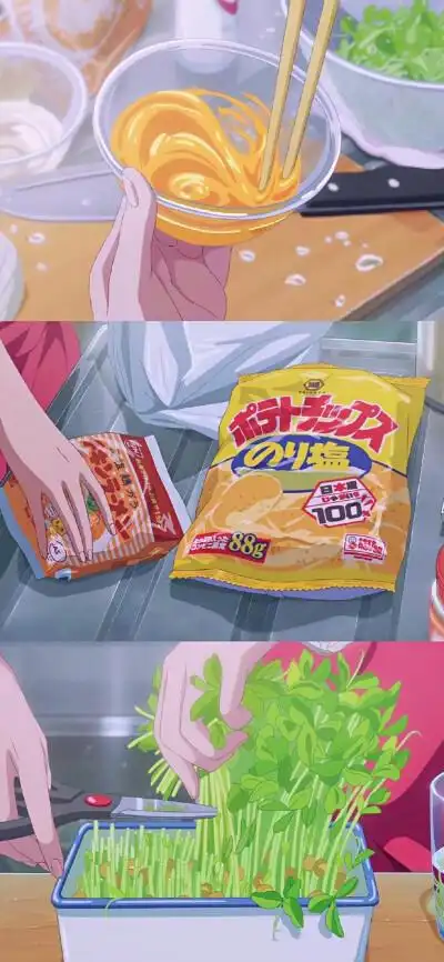 天气之子动漫三格拼接手机壁纸