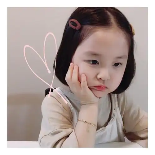 ins韩版儿童bb夹 可爱宝宝刘海夹简约发饰品 小女孩布艺碎发夹卡