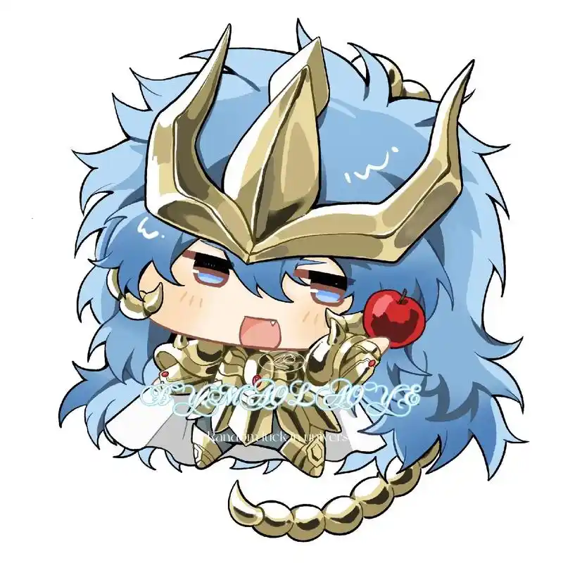 【q版】圣斗士星矢|冥王神话.#绘画 #procreate绘 - 抖音