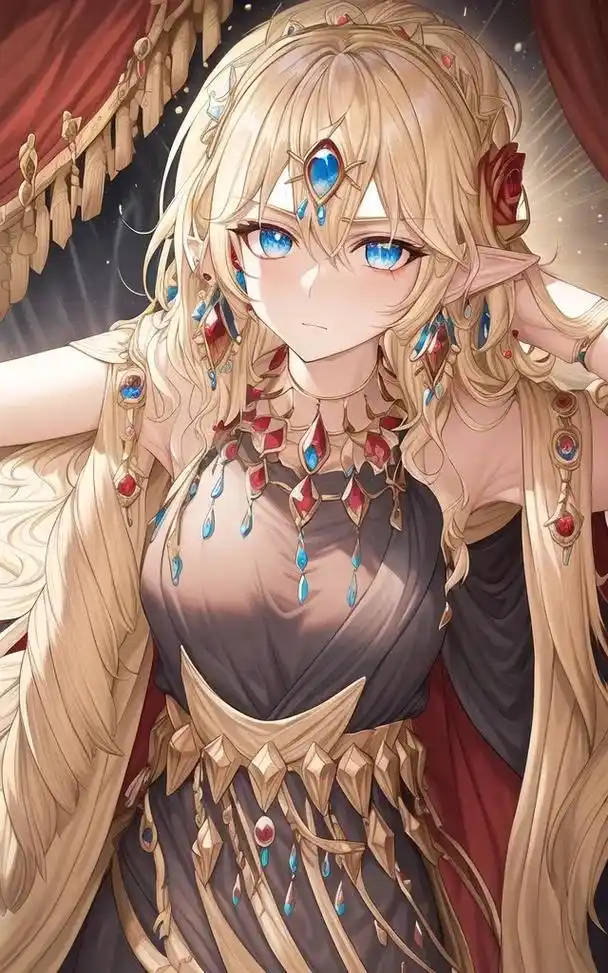 狮子座.颜值担当,仙女下凡#次元ai绘画 #二次元 #二次元 - 抖音