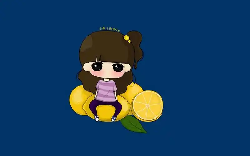 可爱软萌的动漫人物萌小希图片桌面壁纸高清大图预览1920x1200_卡通