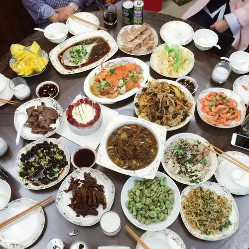 感谢婆婆为我精心准备的生日大餐!