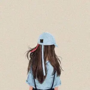 小清新头像简约图片极简文艺女生背影头像