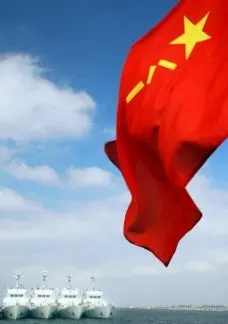 国旗摄影八一军旗图片