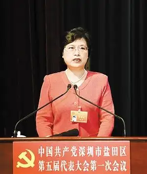 杜玲当选为盐田区新一届区委书记.