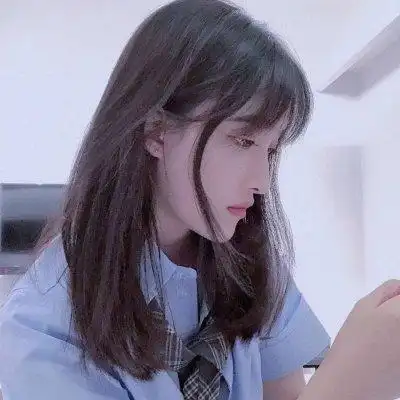 女生侧脸照头像
