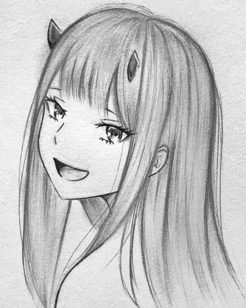 素描动漫手绘满足了我二次元的幻想