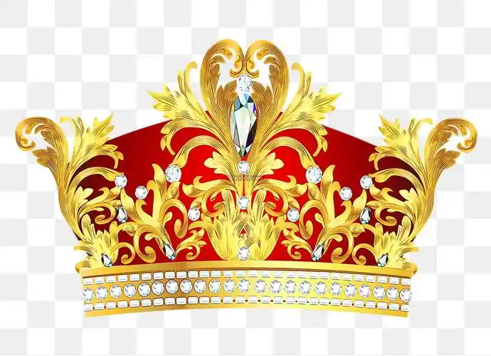 02493_金色的王冠镶嵌着钻石高清png素材.jpg